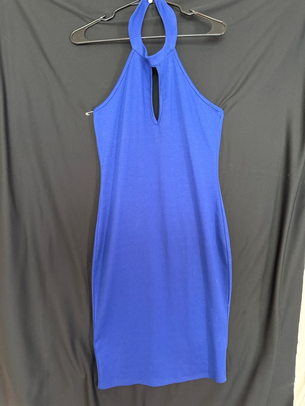 Lyss Loo Cobalt Blue Halter Dress